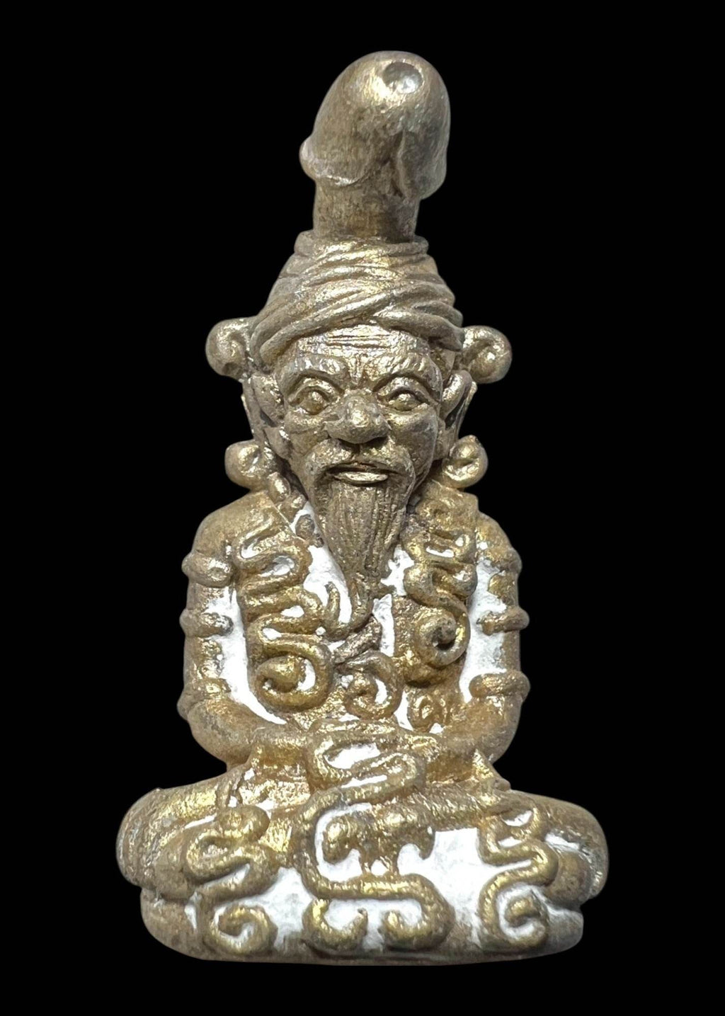 Ruesi Nok Ked Amulet Maha Yantra Wai Kru for Love Wealth and Protection ร้านค้าของฉัน Gold fuse copper Gold fuse-copper-