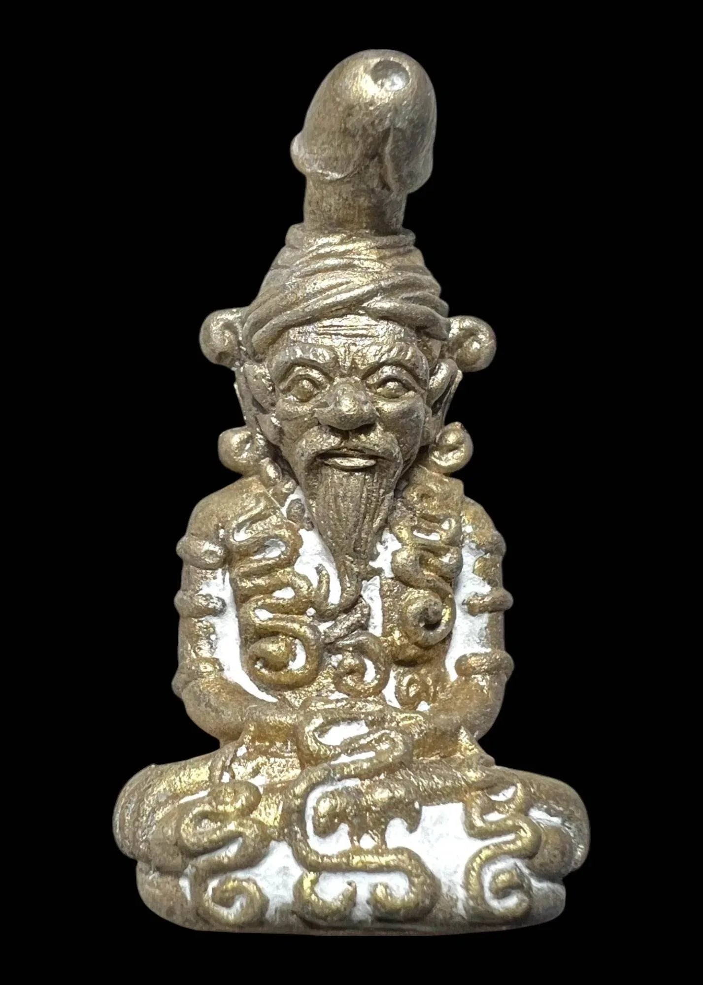 Ruesi Nok Ked Amulet Maha Yantra Wai Kru for Love, Wealth, and Protection