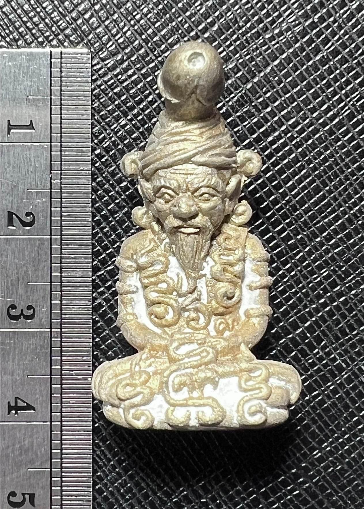 Ruesi Nok Ked Amulet Maha Yantra Wai Kru for Love, Wealth, and Protection