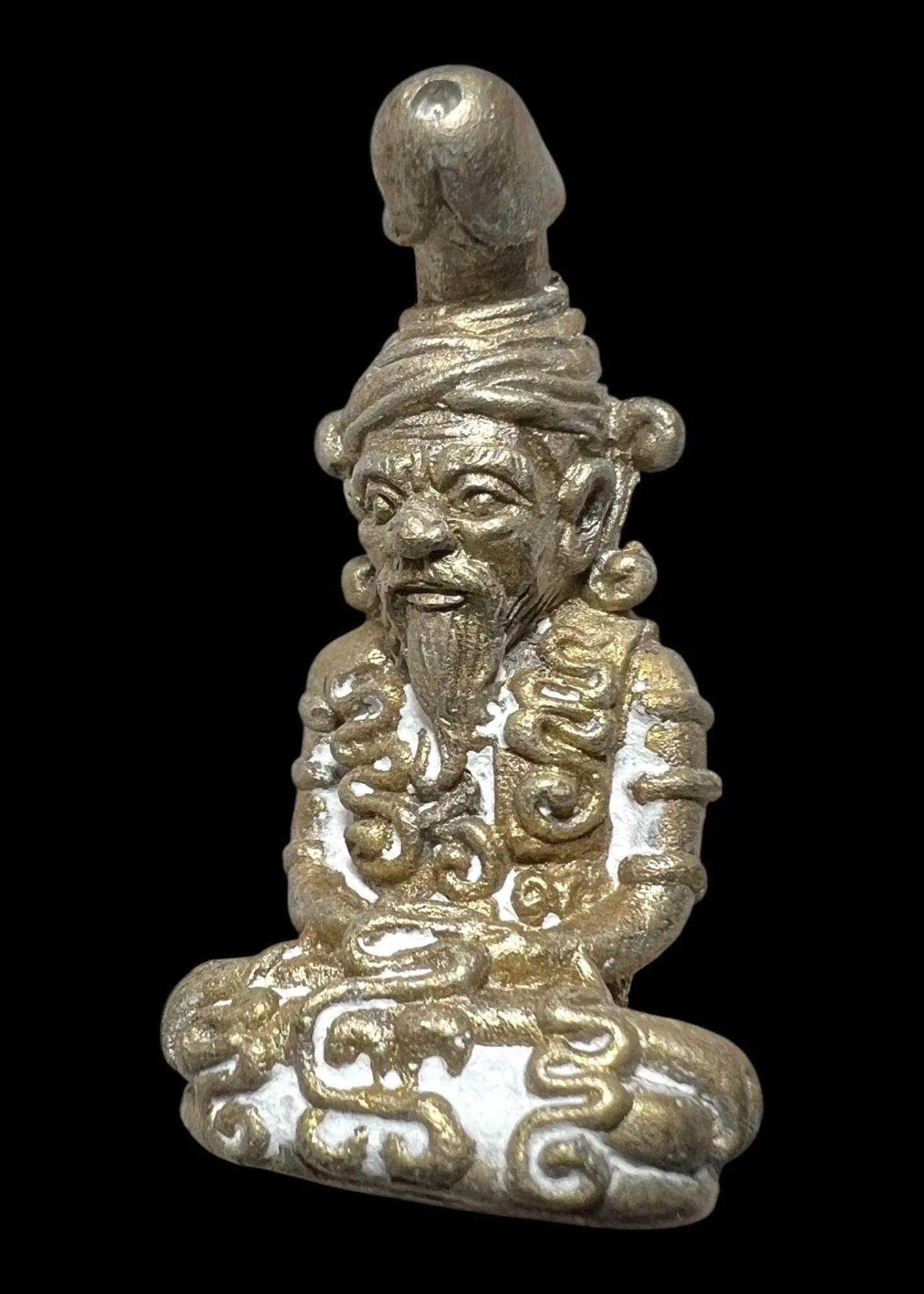 Ruesi Nok Ked Amulet Maha Yantra Wai Kru for Love, Wealth, and Protection