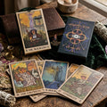 Akashic Eye Tarot Deck (78 Pcs Indie Cards Edition by Aecate) - Esoteric Akashic Records Symbolism with Reversed Images for Intuitive Readings & Collectors Thai Blessing Co By RURUECHA