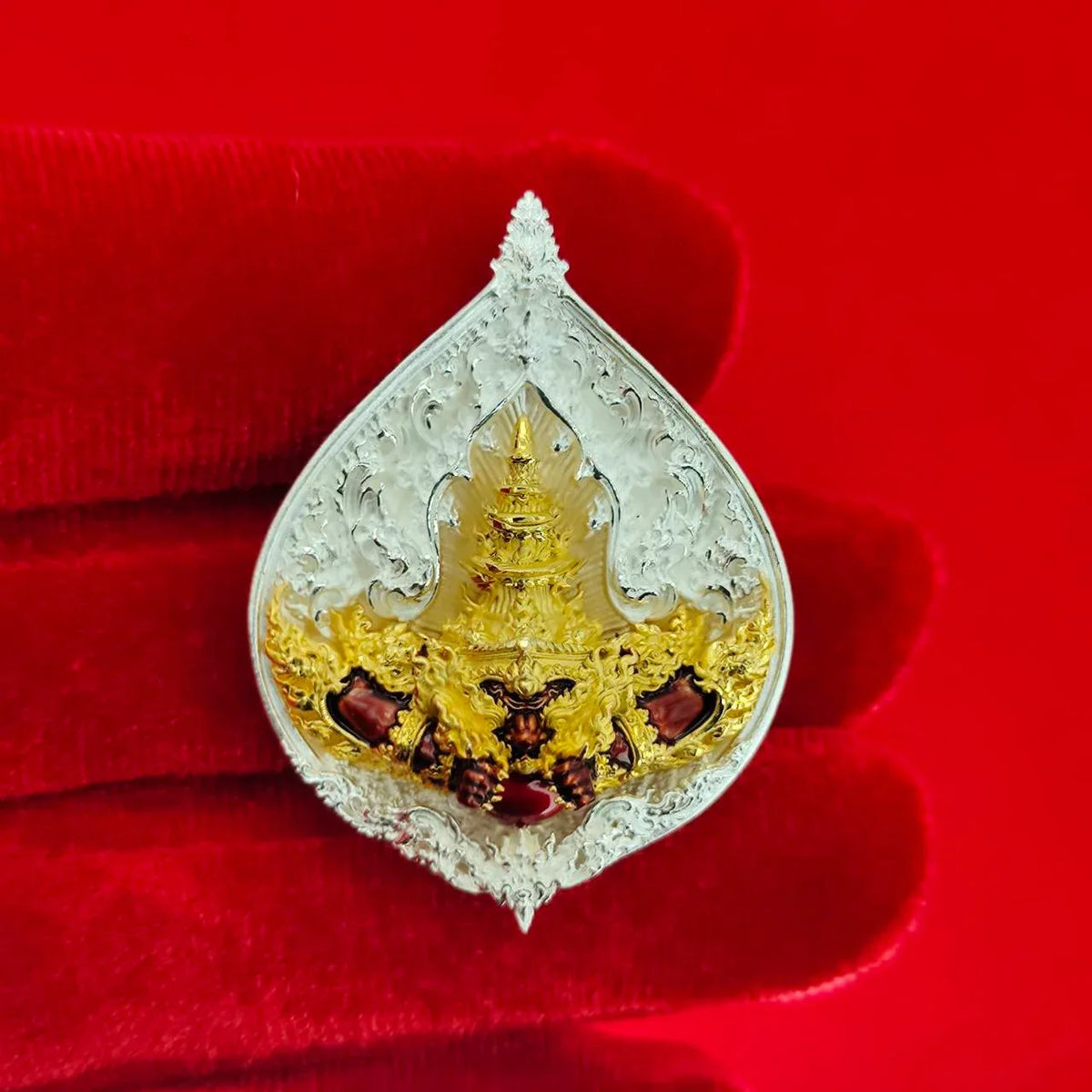 Sacred Rahu Amulet for Fortune, Wealth, Success, and Spiritual Protection