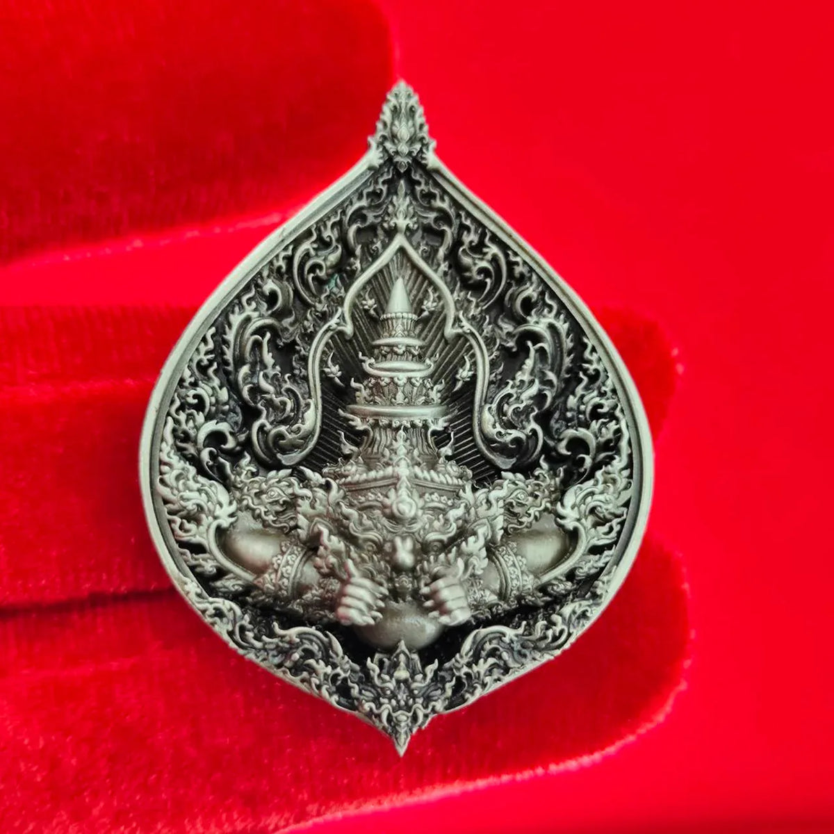Sacred Rahu Amulet for Fortune, Wealth, Success, and Spiritual Protection