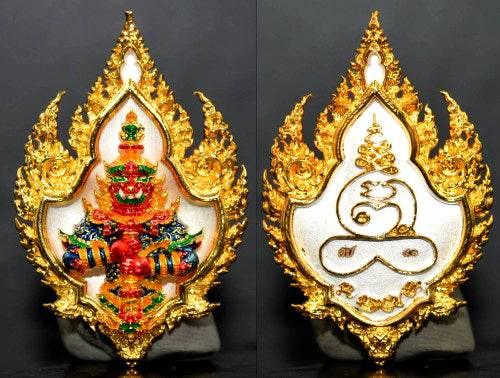 Thao Wetsuwan Amulet for Wealth, Prosperity, and Protection - Attract Abundance and Safety 2K plated copper enamelled