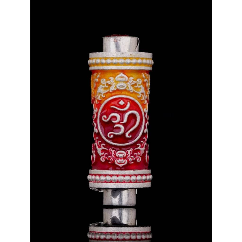 Om Sri Ganesha Takrut Amulet for Success and Prosperity Blessed by Kru Ba Kamphan Intawanno