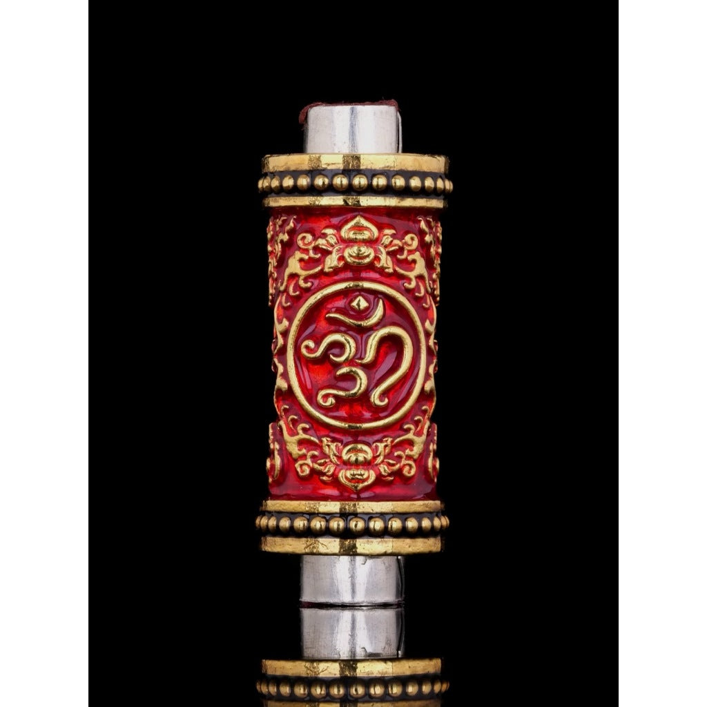 Om Sri Ganesha Takrut Amulet for Success and Prosperity Blessed by Kru Ba Kamphan Intawanno