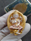 Authentic Phrom Setthi Blessed Coin Amulet Talisman for Wealth, Prosperity, and Divine Protection Default Title