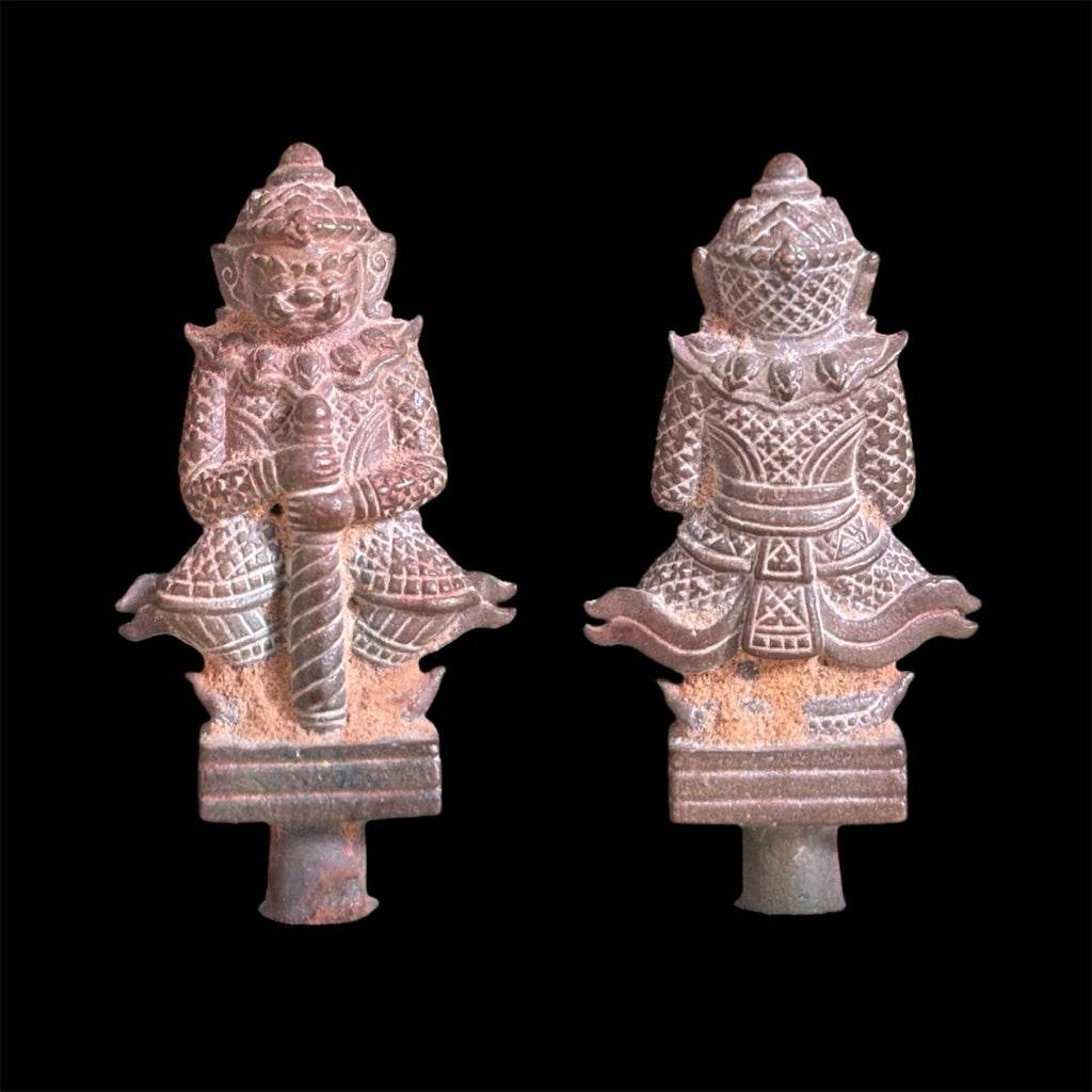 Thao Wessuwan Amulet Statue - Rainbow Guardian for Protection and Prosperity