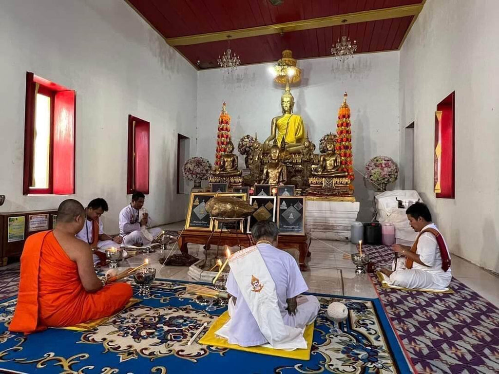 Yod Khun Phon Amulet First Edition Gold - Authentic Thai Protection Charm