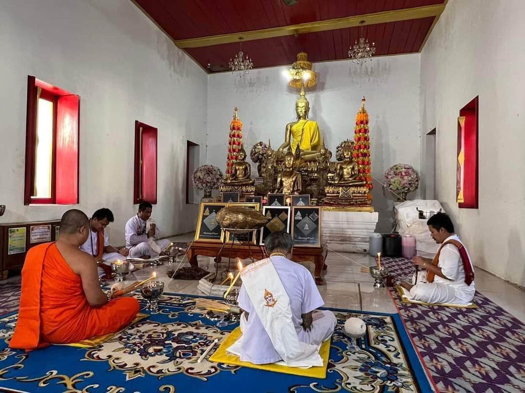 Yod Khun Phon Amulet First Edition Gold - Authentic Thai Protection Charm