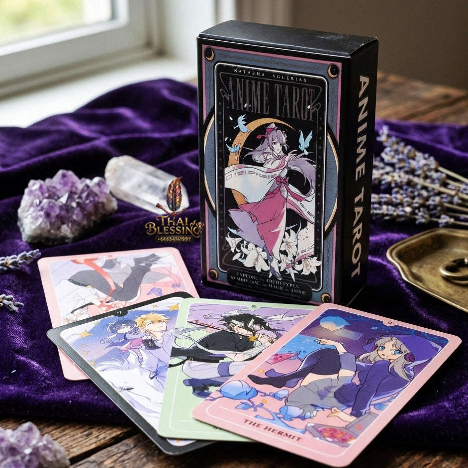 Anime Tarot Deck (10.3x6cm Modern Anime Characters Edition) - Whimsical Japanese Animation Style Divination Cards for Intuitive Readings, Otaku & Tarot Collectors