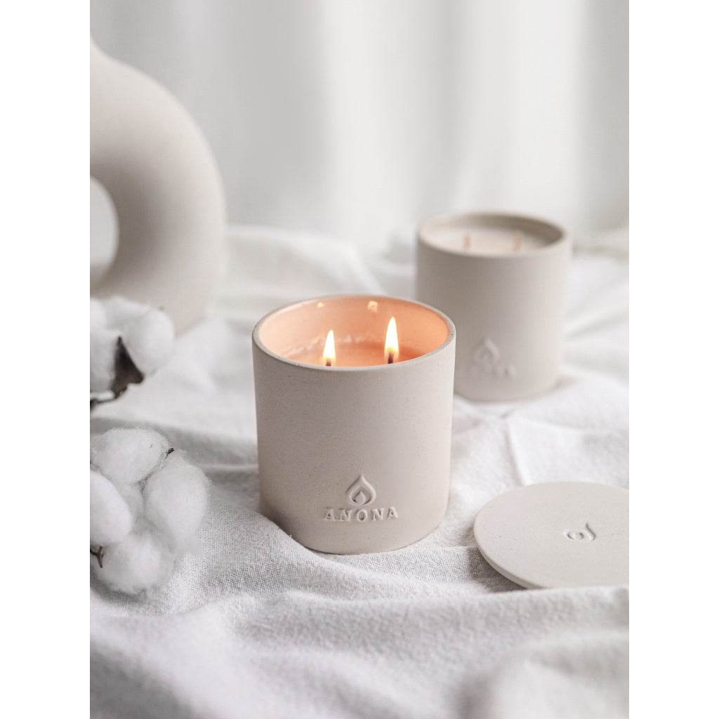 Handmade Ceramic Aromatherapy Candle Set - Perfect Gift for Relaxation