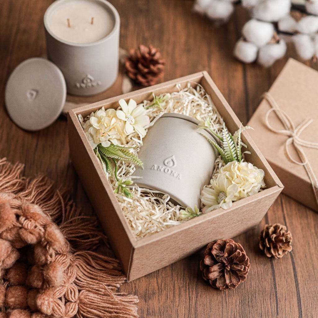 Handmade Ceramic Aromatherapy Candle Set - Perfect Gift for Relaxation