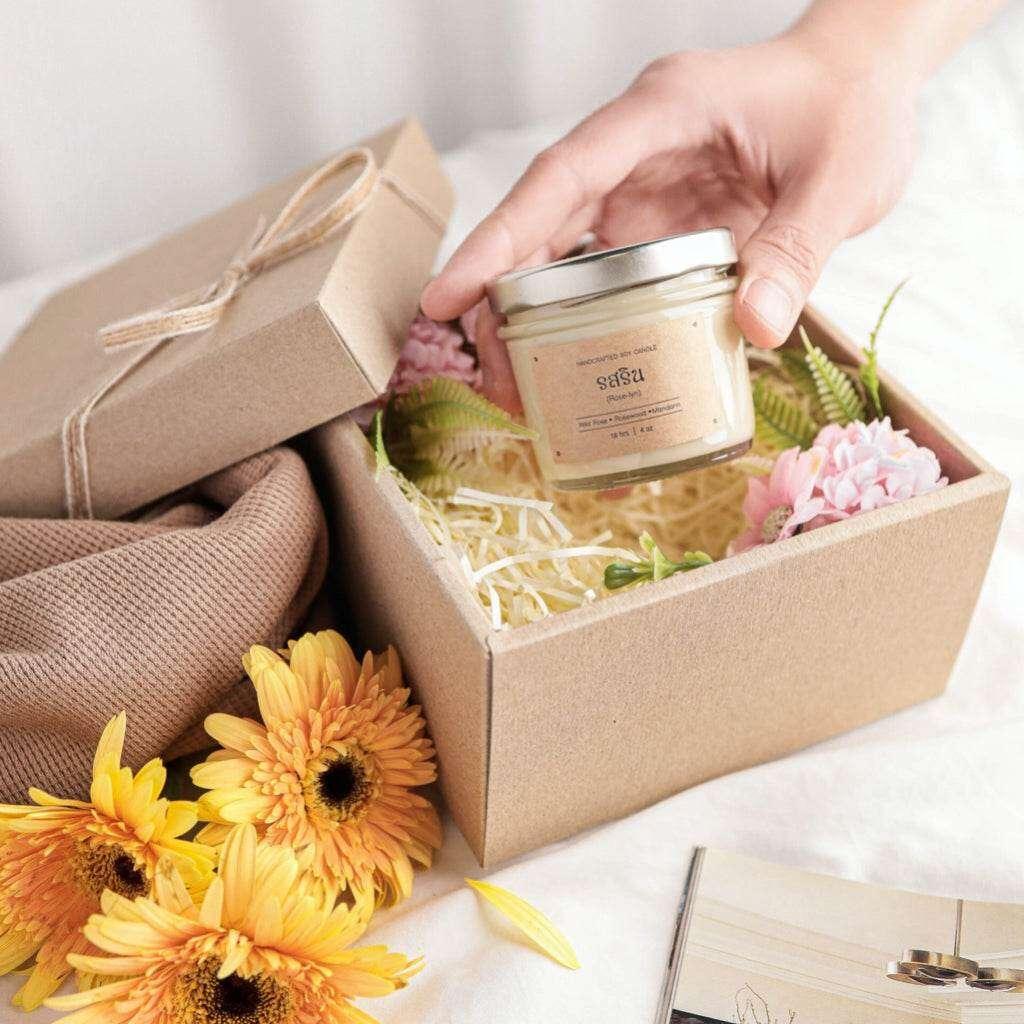 Natural Aromatherapy Candles Gift Set - Relaxing Scented Candles for Mind and Body
