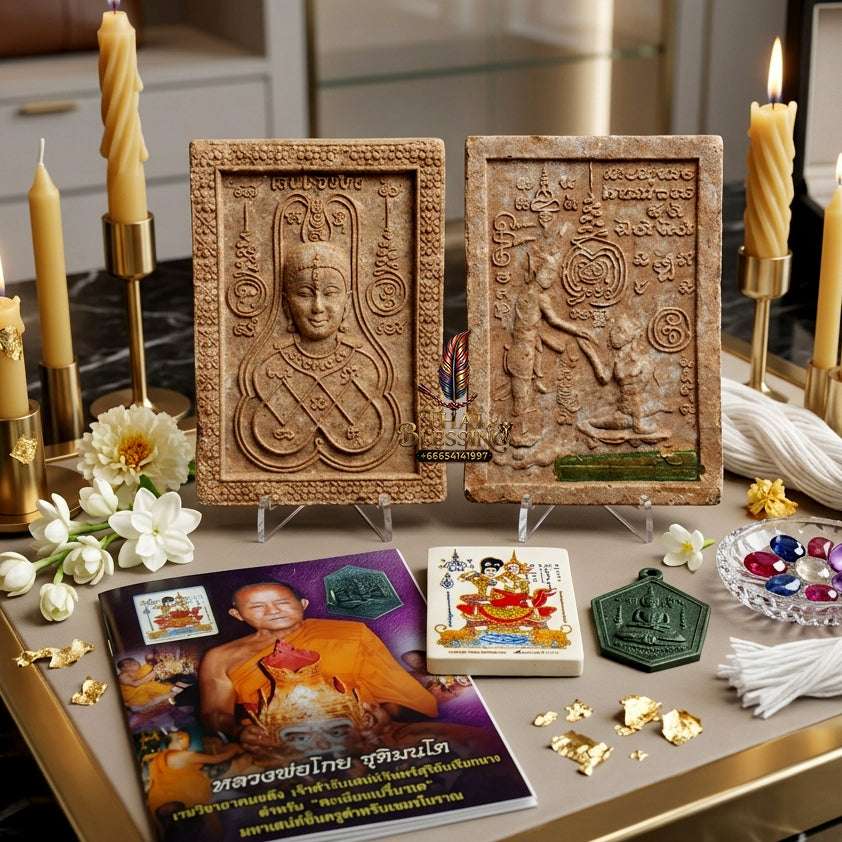 🎯 Article Goal: To position this as a "Legendary Masterpiece of Seduction & Prosperity," emphasizing the rare Khmer-Thai occult lineage of Luang Phor Koy. Thai Blessing Co By RURUECHA