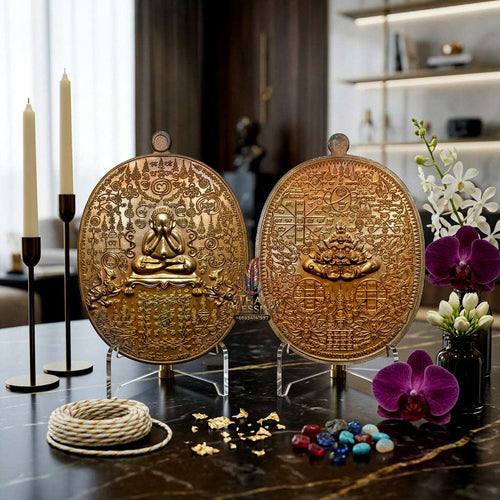 ✨ Authentic Arahang Puttho 'Maha Yant' Coin: Sacred Brass Edition by LP Sanan – Masterpiece for Protection & Abundance Thai Blessing Co By RURUECHA