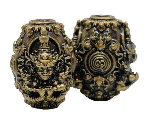 Authentic Buddhist Blessing Talisman Bead Phaya Wessuwan for Protection and Prosperity