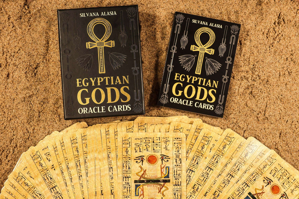 Authentic Egyptian Gods Oracle Cards – Gypsy Tarot Oracle Deck 11 x 6.5 cm