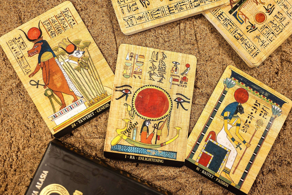 Authentic Egyptian Gods Oracle Cards – Gypsy Tarot Oracle Deck 11 x 6.5 cm