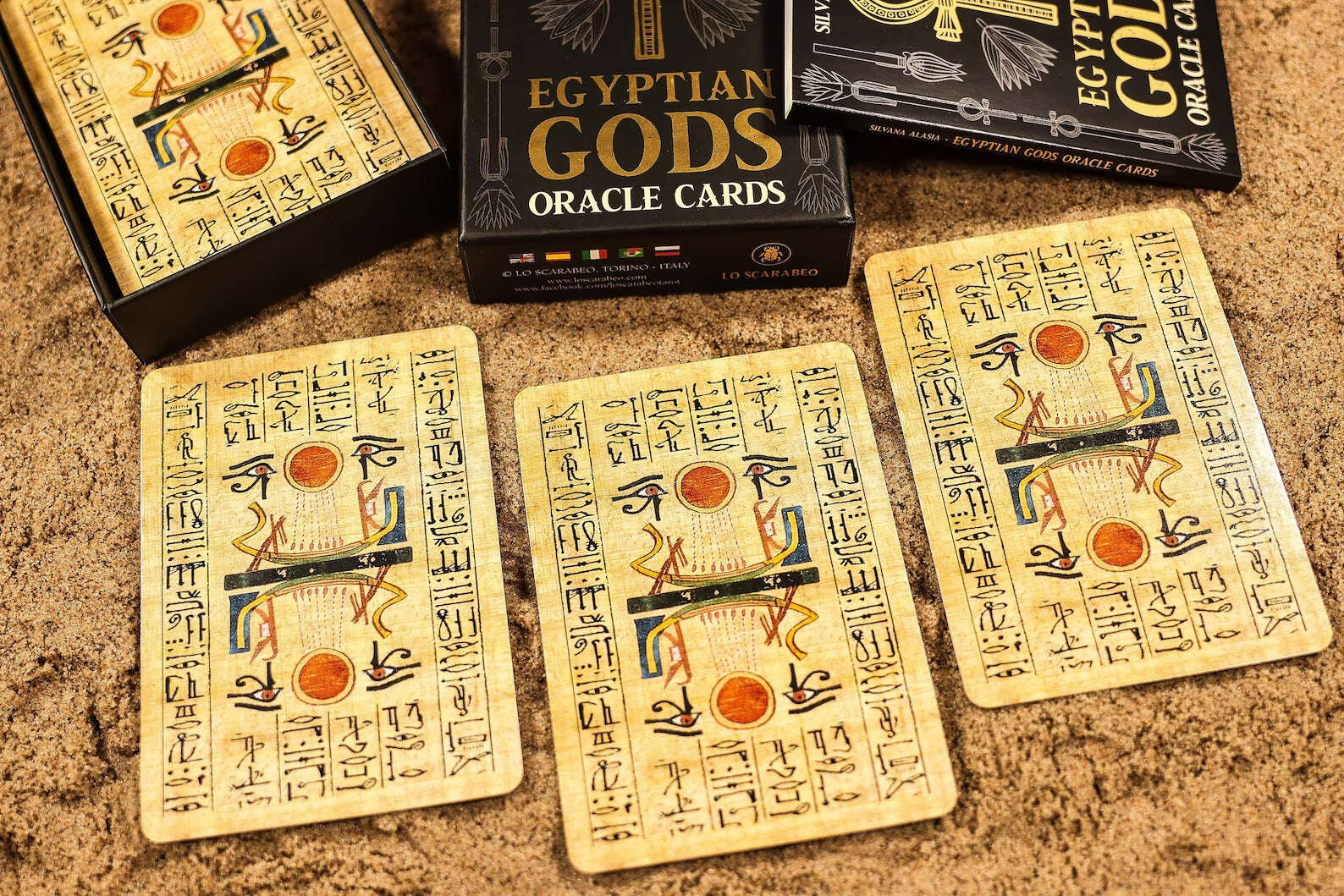 Authentic Egyptian Gods Oracle Cards – Gypsy Tarot Oracle Deck 11 x 6.5 cm