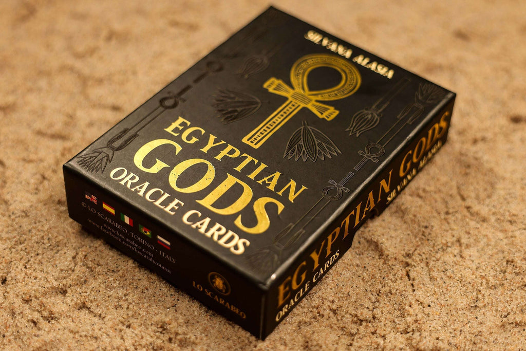 Authentic Egyptian Gods Oracle Cards – Gypsy Tarot Oracle Deck 11 x 6.5 cm