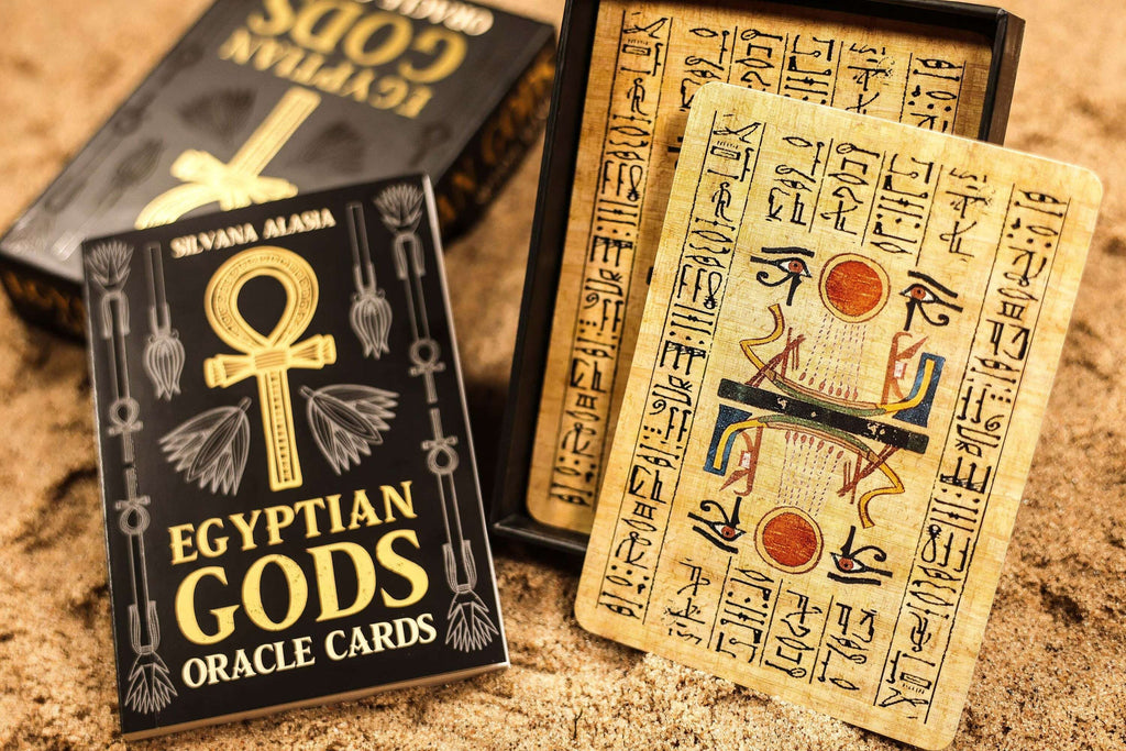 Authentic Egyptian Gods Oracle Cards – Gypsy Tarot Oracle Deck 11 x 6.5 cm