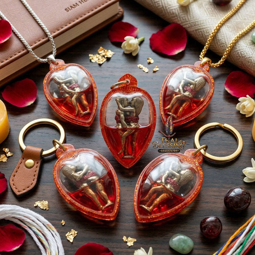 ✨ Authentic In Khu 'Kama Sutra' Love Talisman: Sacred '7 Naree' Charm Oil Edition by Khru Ba Thamm Muni – 2017 Masterpiece