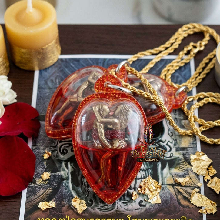 ✨ Authentic In Khu 'Kama Sutra' Love Talisman: Sacred '7 Naree' Charm Oil Edition by Khru Ba Thamm Muni – 2017 Masterpiece Thai Blessing Co By RURUECHA