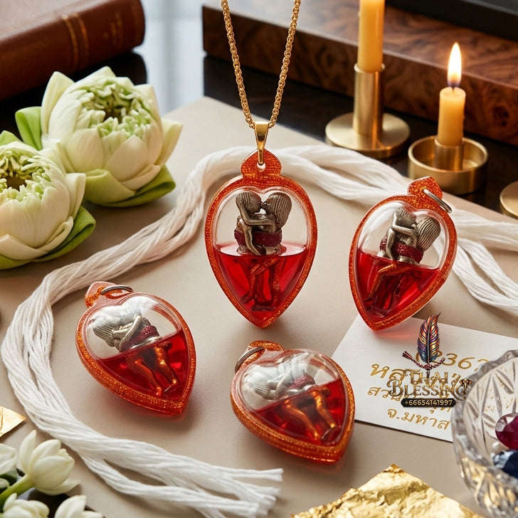 ✨ Authentic In Khu 'Kama Sutra' Love Talisman: Sacred '7 Naree' Charm Oil Edition by Khru Ba Thamm Muni – 2017 Masterpiece Thai Blessing Co By RURUECHA