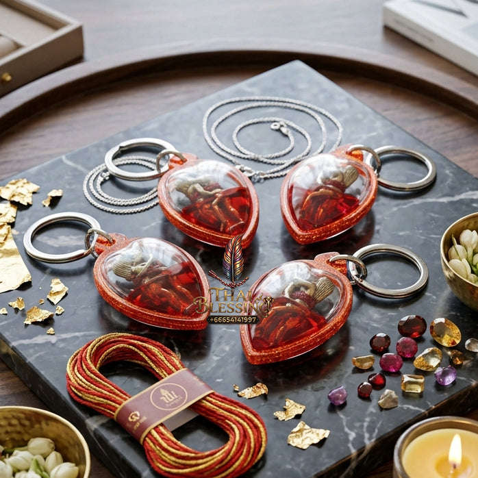 ✨ Authentic In Khu 'Kama Sutra' Love Talisman: Sacred '7 Naree' Charm Oil Edition by Khru Ba Thamm Muni – 2017 Masterpiece Thai Blessing Co By RURUECHA