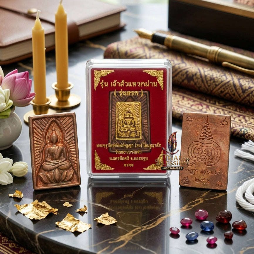 ✨ Authentic 'Jao Sua Waek Man' Casting Coin: Sacred Copper Edition by LP Kong, Wat Klang Bang Kaeo – 2023 Wealth Masterpiece Thai Blessing Co By RURUECHA