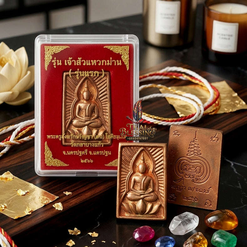 ✨ Authentic 'Jao Sua Waek Man' Casting Coin: Sacred Copper Edition by LP Kong, Wat Klang Bang Kaeo – 2023 Wealth Masterpiece Thai Blessing Co By RURUECHA