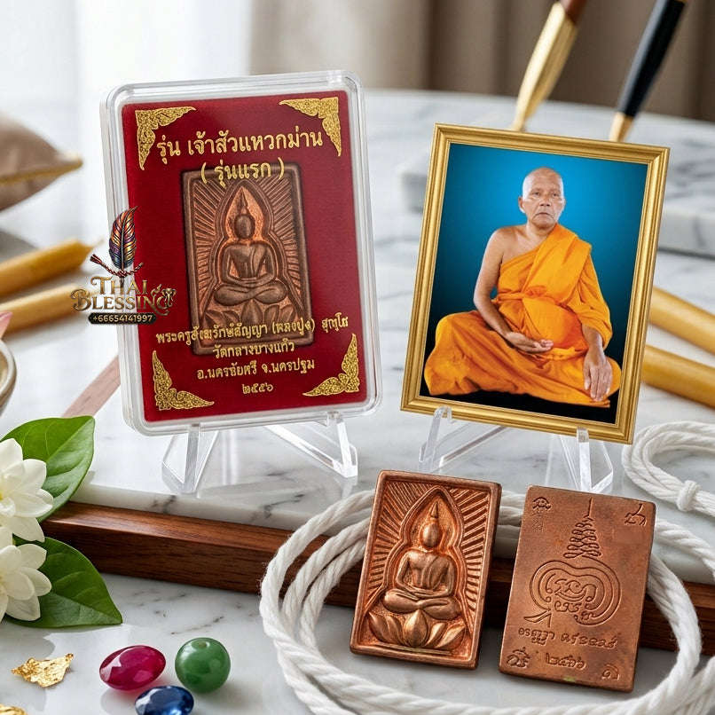✨ Authentic 'Jao Sua Waek Man' Casting Coin: Sacred Copper Edition by LP Kong, Wat Klang Bang Kaeo – 2023 Wealth Masterpiece Thai Blessing Co By RURUECHA