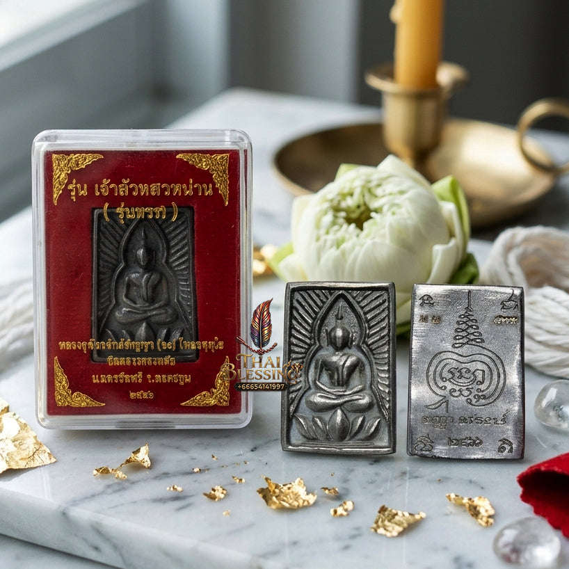 ✨ Authentic 'Jao Sua Waek Man' Casting Coin: Sacred 'Lek Nam Phi' Edition by LP Kong, Wat Klang Bang Kaeo – 2023 Wealth Masterpiece Thai Blessing Co By RURUECHA