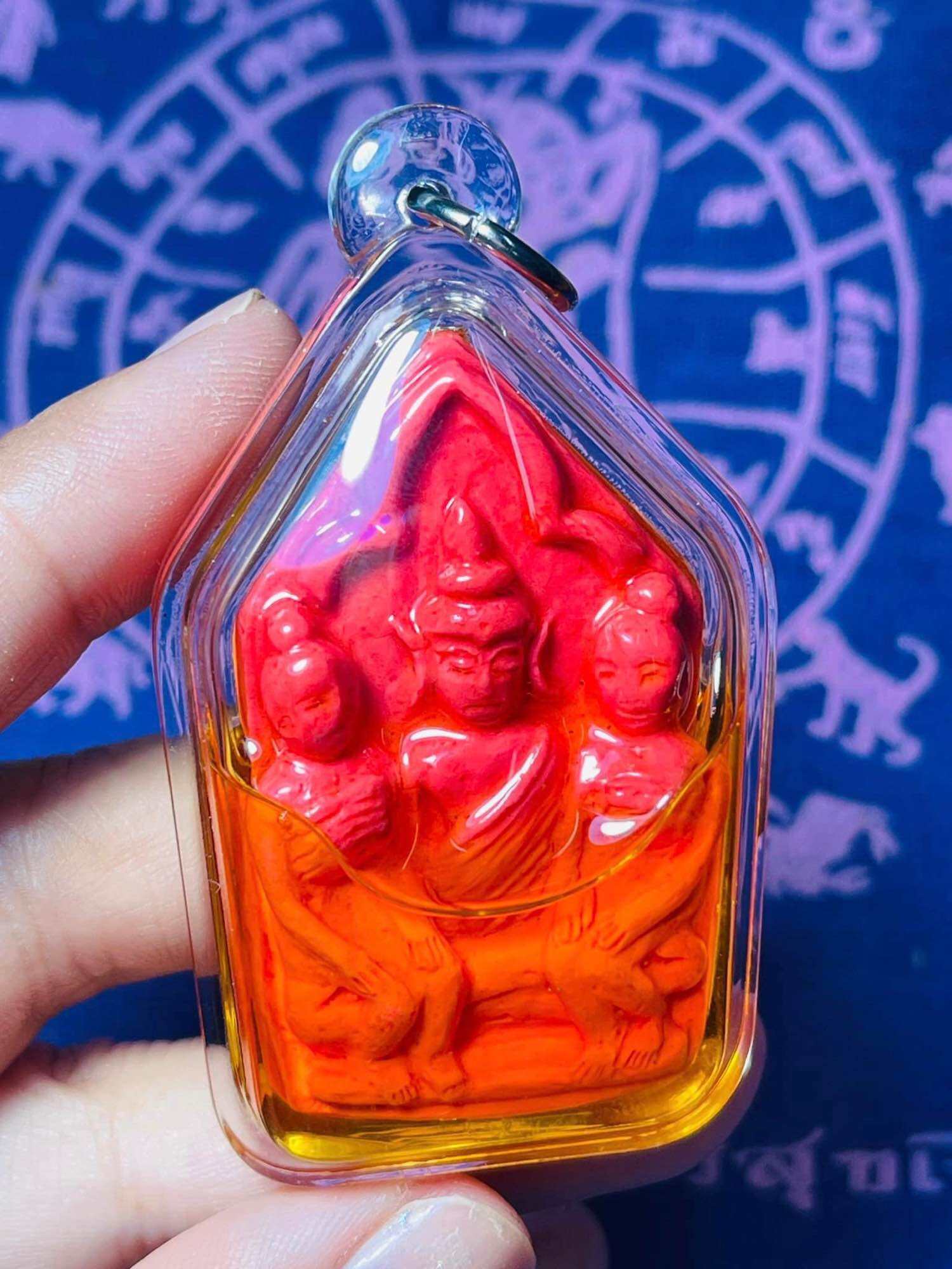 Authentic Khun Paen Pendant Charm with Magnetic Attraction for Spiritual Protection