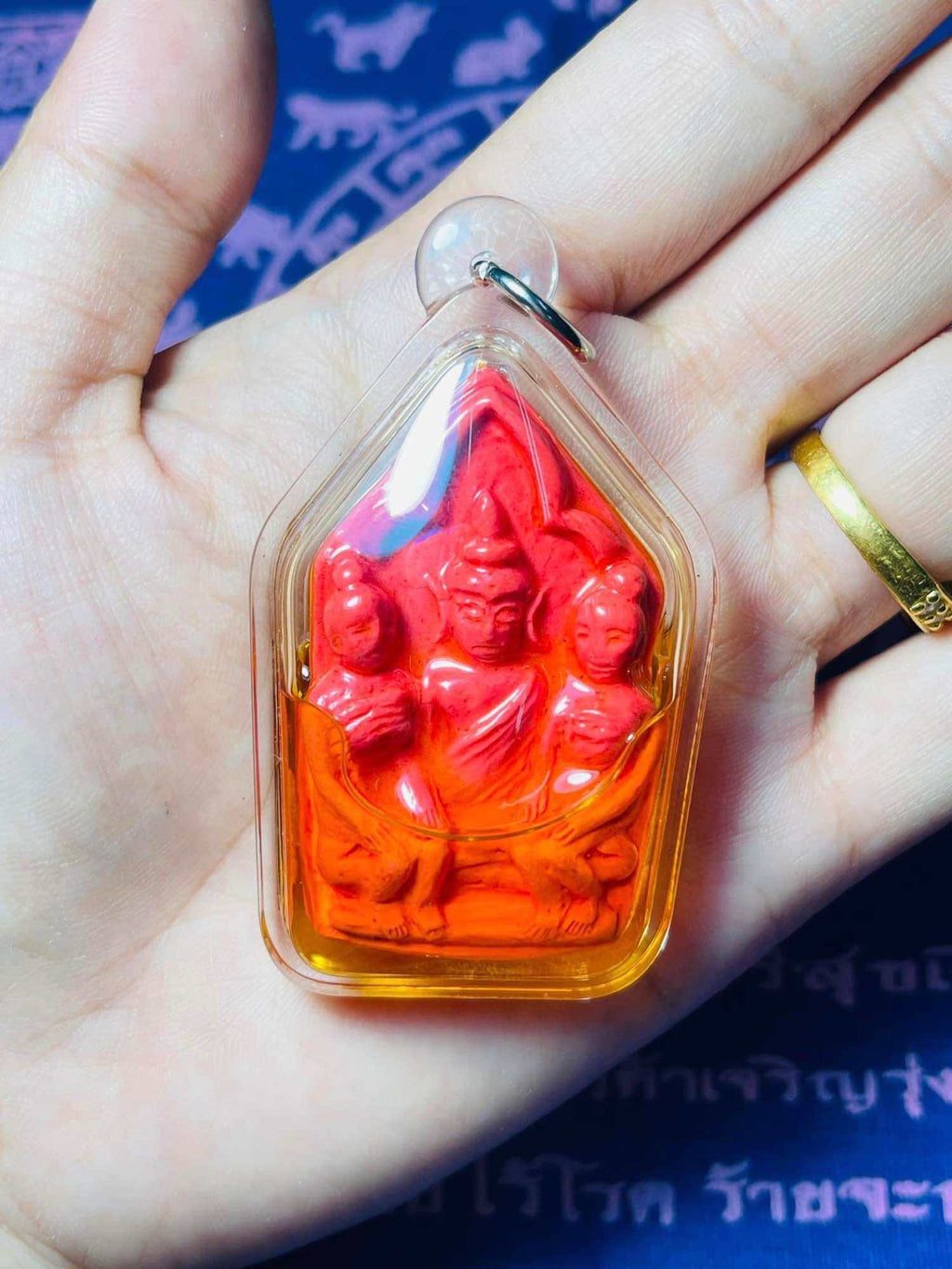 Authentic Khun Paen Pendant Charm with Magnetic Attraction for Spiritual Protection Default Title