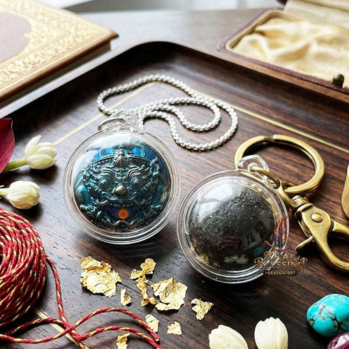 ✨ Authentic 'Luk Nu Phra Rahu' (Rahu Archery Bolt): Single-Eyed Coconut Shell & Sacred Satta Metal Edition by Phra Kru Sophon Kityathorn (Ajarn Rotsiri), Wat Phukhao Thong – 2019 Masterpiece Thai Blessing Co By RURUECHA