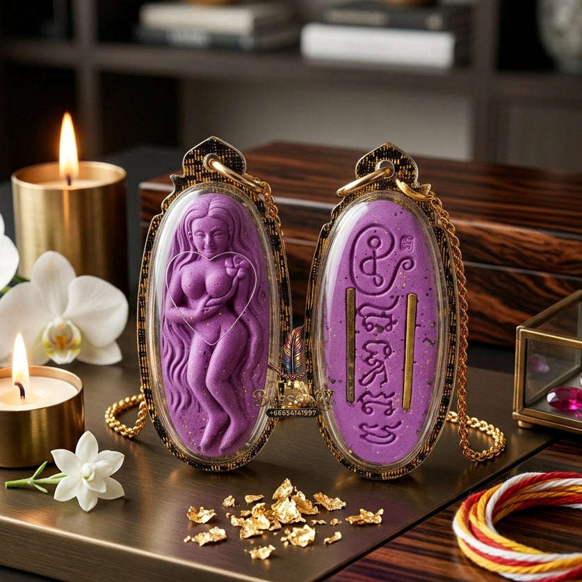 ✨ Authentic 'Mae Nuea Hom' Attraction Talisman: '7 Naree' Sacred Powder Edition by Khru Ba Thamm Muni – 2015 Masterpiece Thai Blessing Co By RURUECHA