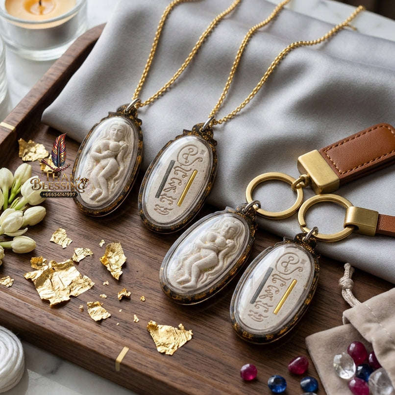 ✨ Authentic 'Mae Nuea Hom' Attraction Talisman: '7 Naree' Sacred Powder Edition by Khru Ba Thamm Muni – 2015 Masterpiece Thai Blessing Co By RURUECHA
