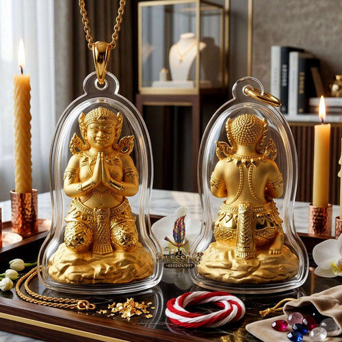 ✨ Authentic 'Mae Phanthurat' Giantess Talisman: Gold-Plated Bronze Edition by Luang Ta Or, Wat Chong Khae – 2026 Abundance Masterpiece Thai Blessing Co By RURUECHA