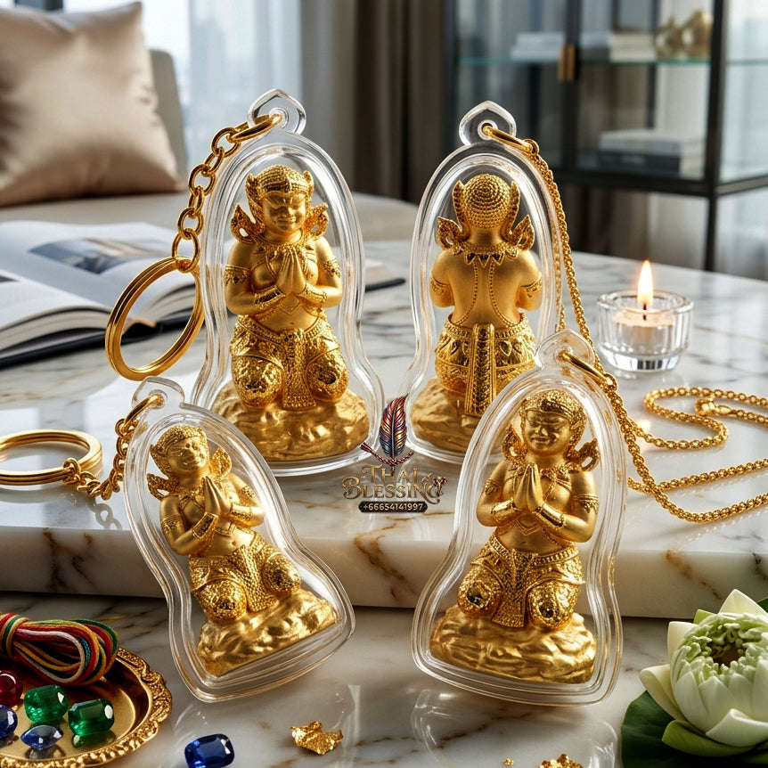 ✨ Authentic 'Mae Phanthurat' Giantess Talisman: Gold-Plated Bronze Edition by Luang Ta Or, Wat Chong Khae – 2026 Abundance Masterpiece Thai Blessing Co By RURUECHA
