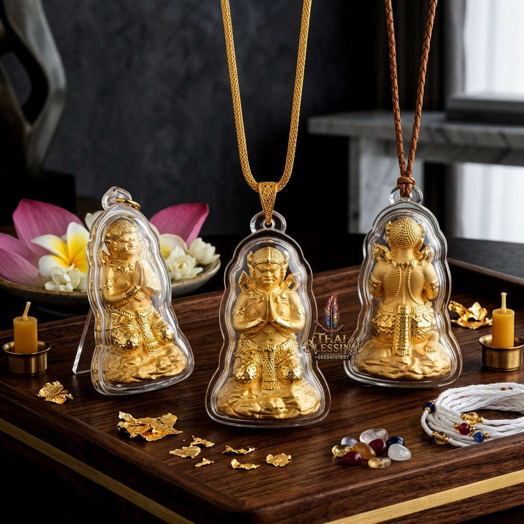 ✨ Authentic 'Mae Phanthurat' Giantess Talisman: Gold-Plated Bronze Edition by Luang Ta Or, Wat Chong Khae – 2026 Abundance Masterpiece Thai Blessing Co By RURUECHA
