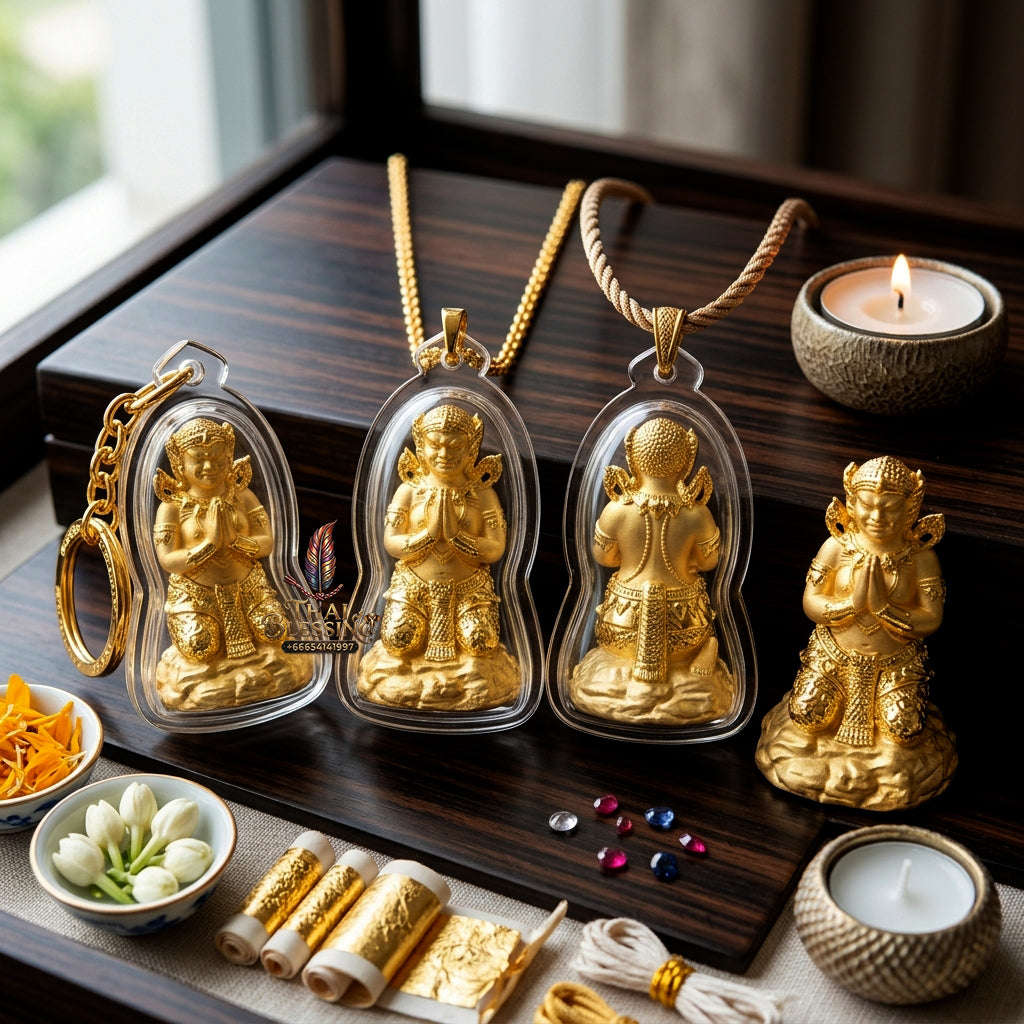 ✨ Authentic 'Mae Phanthurat' Giantess Talisman: Gold-Plated Bronze Edition by Luang Ta Or, Wat Chong Khae – 2026 Abundance Masterpiece Thai Blessing Co By RURUECHA