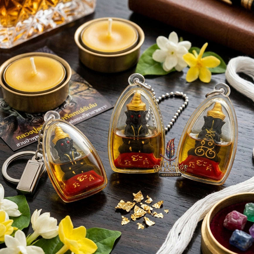 ✨ Authentic 'Phra Ngang' Great Attraction Talisman: 1st Edition Masterpiece by Khru Ba Thamm Muni – 2015 Sacred Ritual Edition Thai Blessing Co By RURUECHA