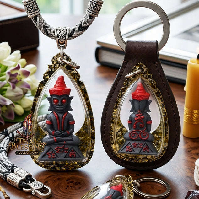 ✨ Authentic 'Phra Ngang' Great Attraction Talisman: 'Samlit' Bronze Edition by Khru Ba Thamm Muni – Sacred Ritual Artifact Thai Blessing Co By RURUECHA