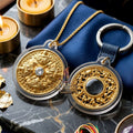 ✨ Authentic 'Phra Rahu Phichai Sombat' (Victory & Wealth) Coin: Gold-Plated Bronze Edition by Phra Kru Sophon Kityathorn (Ajarn Rotsiri), Wat Phukhao Thong – 2019 Masterpiece Thai Blessing Co By RURUECHA
