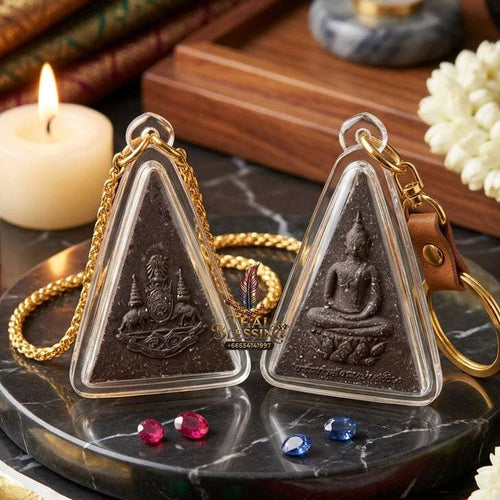 Authentic Phra Somdej Chitralada Phra Kamlang Phaendin Run 2 – Royal 50th Anniversary Reign Amulet 2539 by King Rama 9 Thai Blessing Co By RURUECHA