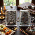 Authentic Phra Somdej Prok Bodhi Jumbo Wealth Metta Protection Amulet 2564 - Sacred Black Herbal Powder Bodhi Tree Shelter Talisman by Ajahn Plian Hatthayanon Thai Blessing Co By RURUECHA