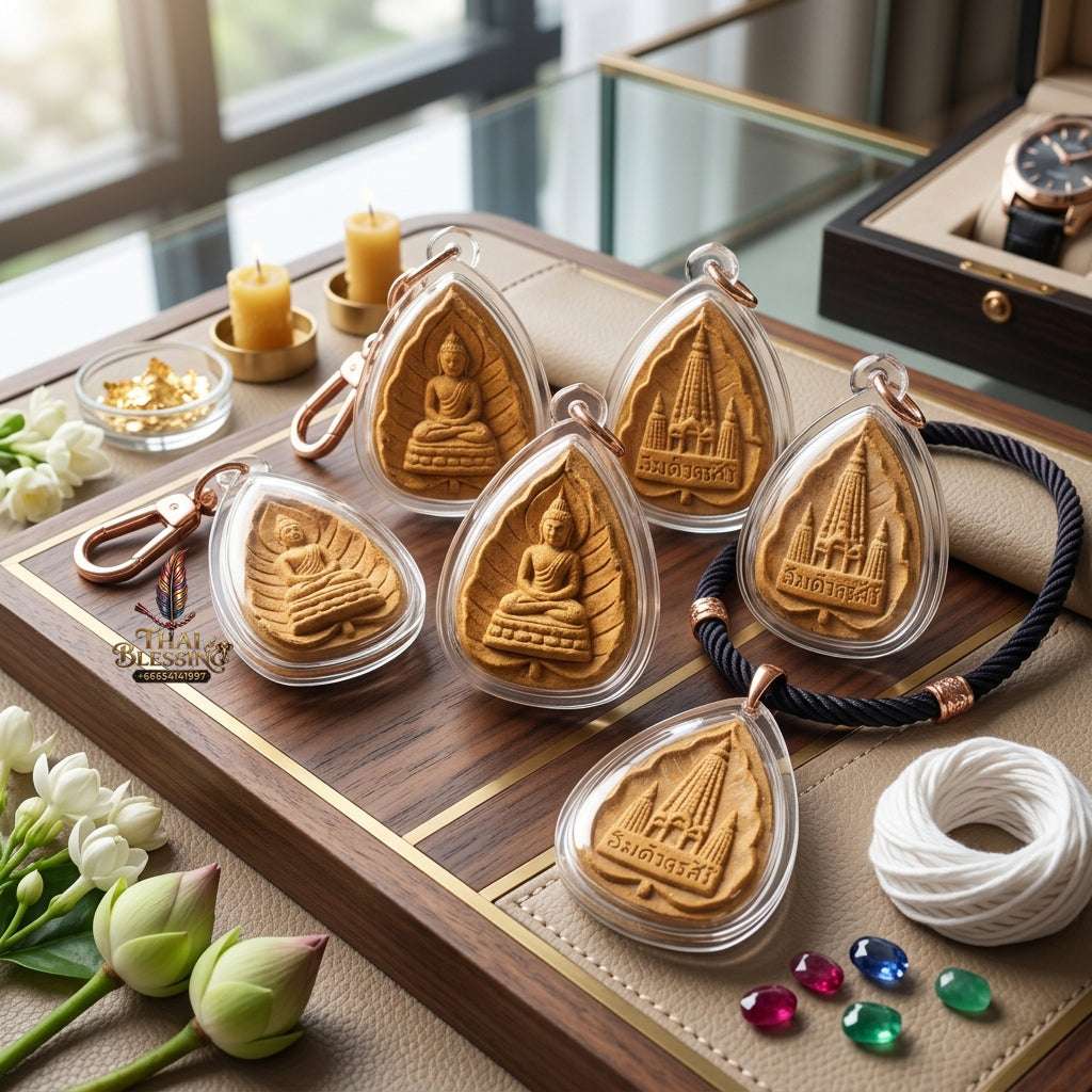 Authentic Phra Somdej Trassaru 2519 Wat Thung Seri - Blessed Wealth Attraction Thai Amulet by Luang Pu Toh & Top Monks Thai Blessing Co By RURUECHA