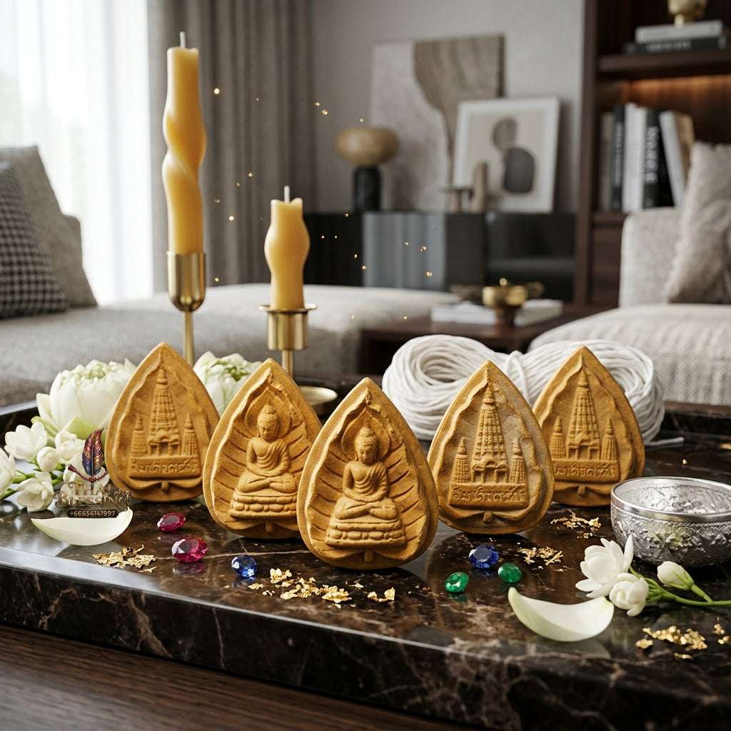 Authentic Phra Somdej Trassaru 2519 Wat Thung Seri - Blessed Wealth Attraction Thai Amulet by Luang Pu Toh & Top Monks Thai Blessing Co By RURUECHA